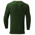 thumbnail image 5 of Vedolay Pullover Sweaters for Men 2023 Sweater Vintage Knit Pullovers Sweater Army Green,M, 5 of 5