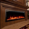 thumbnail image 3 of 50 Inch Wall Mounted Electric Fireplace with RC, 750W/1500W, 3 of 8