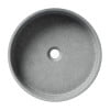 ALFI brand ABCO17R 17" Round Solid Concrete Gray Matte Above Mount Bathroom Sink