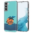 thumbnail image 1 of TalkingCase Slim Case Cover Compatible for Samsung Galaxy S22 Plus+ 5G, Retro Palm Trees Print, Lightweight,Flexible,Soft, USA, 1 of 7