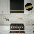 thumbnail image 7 of Akicon Range Hood 30 Inch, 600 CFM Ducted Vent Hood, Stainless Steel Box Kitchen Hood with 2 LED Lights, Removable Baffle Filters, Stove Hood Vent for Kitchen, 3 Speeds, Wall Mounted (AK-HS30HB-JBG), 7 of 7