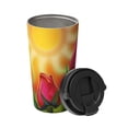 thumbnail image 2 of Goofa Rose Psychedelic for Insulated Travel Coffee Mug Spill Proof Leak Proof 16 OZCoffee Tumbler Reusable Coffee Cups with Lids Thermos for Hot and Cold Drink, 2 of 8