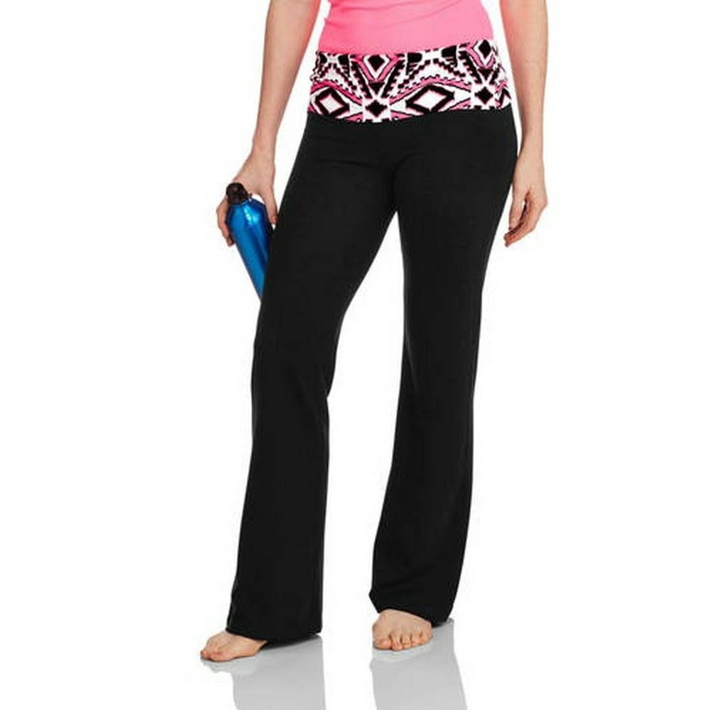 no boundaries fold over yoga capris