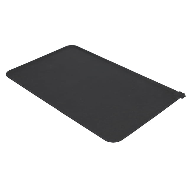 Almohadilla de comida para mascotas impermeable a prueba de agua, diseño de lavavajillas de diseño de borde elevado de borde elevado con 30x48 cm para tazones para perros