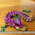 thumbnail image 3 of Statue de Dragon en Cristal Flexible et Magnifique Imprimée en 3D, 3 of 6