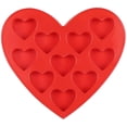 thumbnail image 1 of Heart shape silicone mold ice cube tray chocolate molds, 1 of 6
