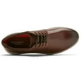 thumbnail image 3 of Rockport Mens Grady Plain Toe DK Brown Loafers 9M, 3 of 3