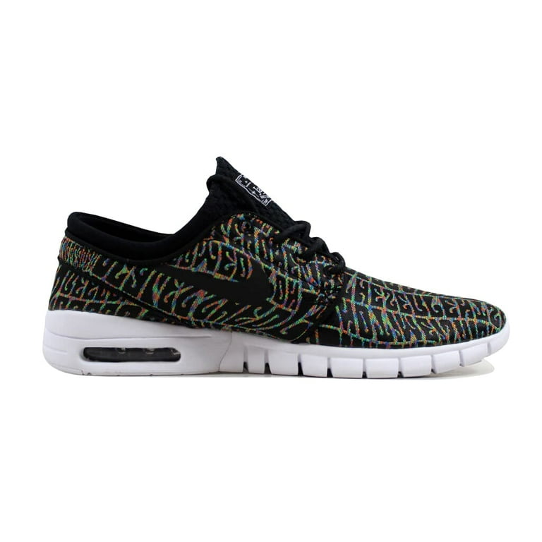 Nike Stefan Janoski Max Premium Black/Black-White-Multi Color Tripper Men's 10.5 - Walmart.com