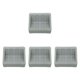 thumbnail image 5 of 4x Posavasos para muebles, protectores de suelo para evitar arañazos. gris, 5 of 9