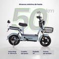 thumbnail image 3 of Bicicleta Eléctrica Motobici R14 Neon EX-1 Frenos de Tambor 350W 0-38 km/h 50km Acero gris, 3 of 10