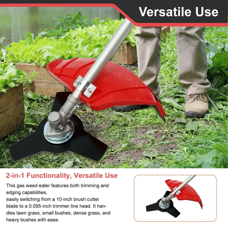 BAOKALER 4-Stroke Gas String Trimmer, 31CC Gas Weed Eaters BAOKALER 4-Stroke Gas String Trimmer, 31CC Gas Weed Eaters