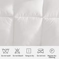 thumbnail image 6 of 59x78" Cool Quilt, Soft Comfortable Sleep Blanket All-Season, Machine Washable Stuffed Comforter, Breathable Large Comforter for Home, Easy to Clean and Care, 6 of 7