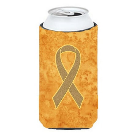

Peach Ribbon for Uterine Cancer Awareness Tall Boy bottle sleeve Hugger 22 To 24 Oz.