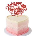 thumbnail image 4 of Topper para pastel WIWUFUE de 10 piezas, rojo con brillo, para San Valentín, 4 of 9