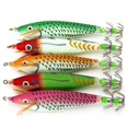 thumbnail image 4 of Cebo de camarón de madera luminosa de 8 cm con señuelos de pesca con anzuelo de calamar (rosa) Tmvgtek pescar, 4 of 9