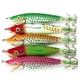 thumbnail image 4 of Anzuelo de calamar de 8 cm de madera luminosa para camarones anzuelos señuelos de pesca (+) rojo y verde Barbie Nuevos Originales, 4 of 9