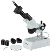 AmScope 20X-40X-80X Forward Stereo Microscope + USB Digital Camera