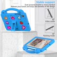 thumbnail image 3 of ELEHOLD Kids Case for Samung Galaxy Tab A 10.1 Inch 2019 SM-T510/T515/T517 Tablet Case, EVA Foam Cute Cartoon Case with Built-in Kickstand Portable Handle Shockproof Full Body Case,Blue, 3 of 6
