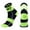Green, variant on Athletic Reflective Cycling Socks High-Visibility Breathable Ankle Socks for Men and Women, Green, Size M (35-39), 1.59 oz / 45g