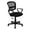 BLACK, variant on Monarch Specialties Office Chair, Swivel, Ergonomic, Armrests, Work, Juvenile, Black Mesh