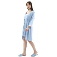 thumbnail image 4 of LVMA9651 - Cozy Maternity & Nursing Nightgown 2 Piece Set, 4 of 12