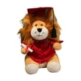 thumbnail image 4 of Altura de adornos de muñeca de león 35 cm Multifunción Multifunción HACINA PP Cotton Figura Fequit Faught Family Farty Favors Regalos para niños Rojo, 4 of 8