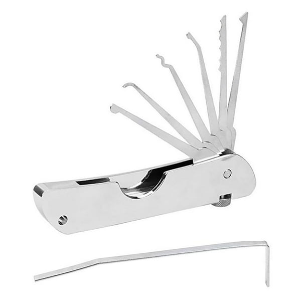 Juego de herramientas de gancho y ganzúa con mango largo | Extractor de acero inoxidable de 23 cm para mecánicos | Extracción de juntas tóricas, empaques y cables | Kit profesional de reparación de
