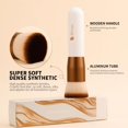 thumbnail image 3 of Brocha de maquillaje DuCare Foundation Flat Top Kabuki, 2 unidades, 3 of 8