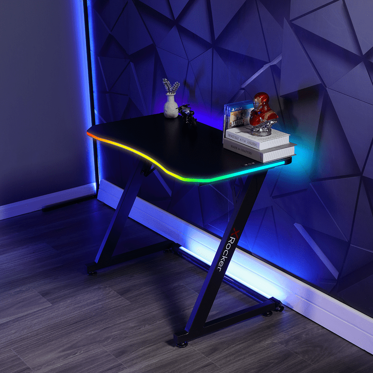 X Rocker Junior Pulsar Gaming Desk with RGB Lighting