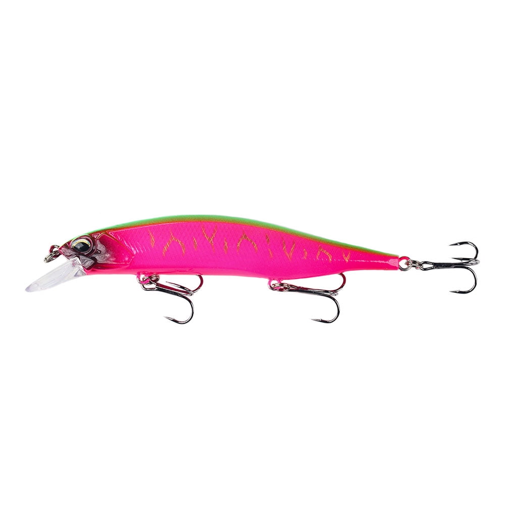 HENGJIA Fishing Lures Large Hard Bait Minnow VIB Lure with Treble Hook Life-Like Swimbait Fishing Bait Popper Crankbait Sinking Lure for Trout Bass Walleye Redfish