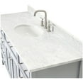 thumbnail image 7 of Ariel D061scw2ovo Kensington 61" Free Standing Single Oval Basin Vanity Set - Grey, 7 of 7