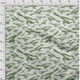 thumbnail image 4 of oneOone Cotton Flex Green Fabric Bird Craft Projects Decor Fabric Printed By The Yard 40 Inch Wide, 4 of 4