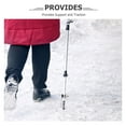thumbnail image 2 of Universal Cane Ice Tip Attachment For Safer Walking In Snow Fits All Canes Walking Sticks And Crutches Metal Retractable Hiking Attachment, 2 of 9