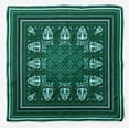 thumbnail image 5 of Phagun Green Tribal African Printed Square Pure Silk&nbsp;Scarf&nbsp;For Hair Neck Head Bandanas For Women, 5 of 6