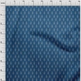 thumbnail image 4 of oneOone Polyester Spandex Blue Fabric Asian Floral Block Sewing Material Print Fabric By The Yard 56 Inch Wide, 4 of 5