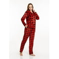 thumbnail image 7 of Brooklyn & Jax Women's Fleece 2 piece Full Sleeve Pajama Set in Christmas Print, XX Large, 7 of 7