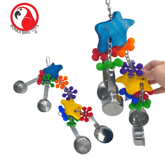 Bonka Bird Toys 2094 Duo Cosmic Star Medium Large Bird Toy