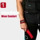 thumbnail image 2 of Correas acolchadas para levantamiento de pesas para entrenamiento de fuerza de muñeca hombres negro JM, 2 of 5