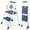 Blue, variant on Beddle 2 Step Ladder, Portable Folding Step Stool Heavy Duty, Anti-Slip, Lightweight
