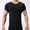Black, variant on Mens Shirts Summer Tops Mens Ice Silk Short Sleeve T Shirt Ultrathin Tight Translucent Summer Fashion Shaping Top Home Wear Underlay T Shirts For Man Black L