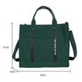 thumbnail image 4 of Bolso cruzado japonés Harajuku de lona retro para mujer, bolso grande con asa superior (verde) Likrtyny Para estrenar, 4 of 9
