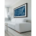 thumbnail image 6 of "US Map Blueprint" Framed Painting Print, 6 of 6