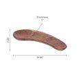 thumbnail image 3 of Acacia Oiled Wooden 3 Section Dish Large, 3 of 3
