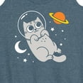 thumbnail image 3 of Instant Message - Astronaut Cat - Women's Racerback Tank Top, 3 of 6