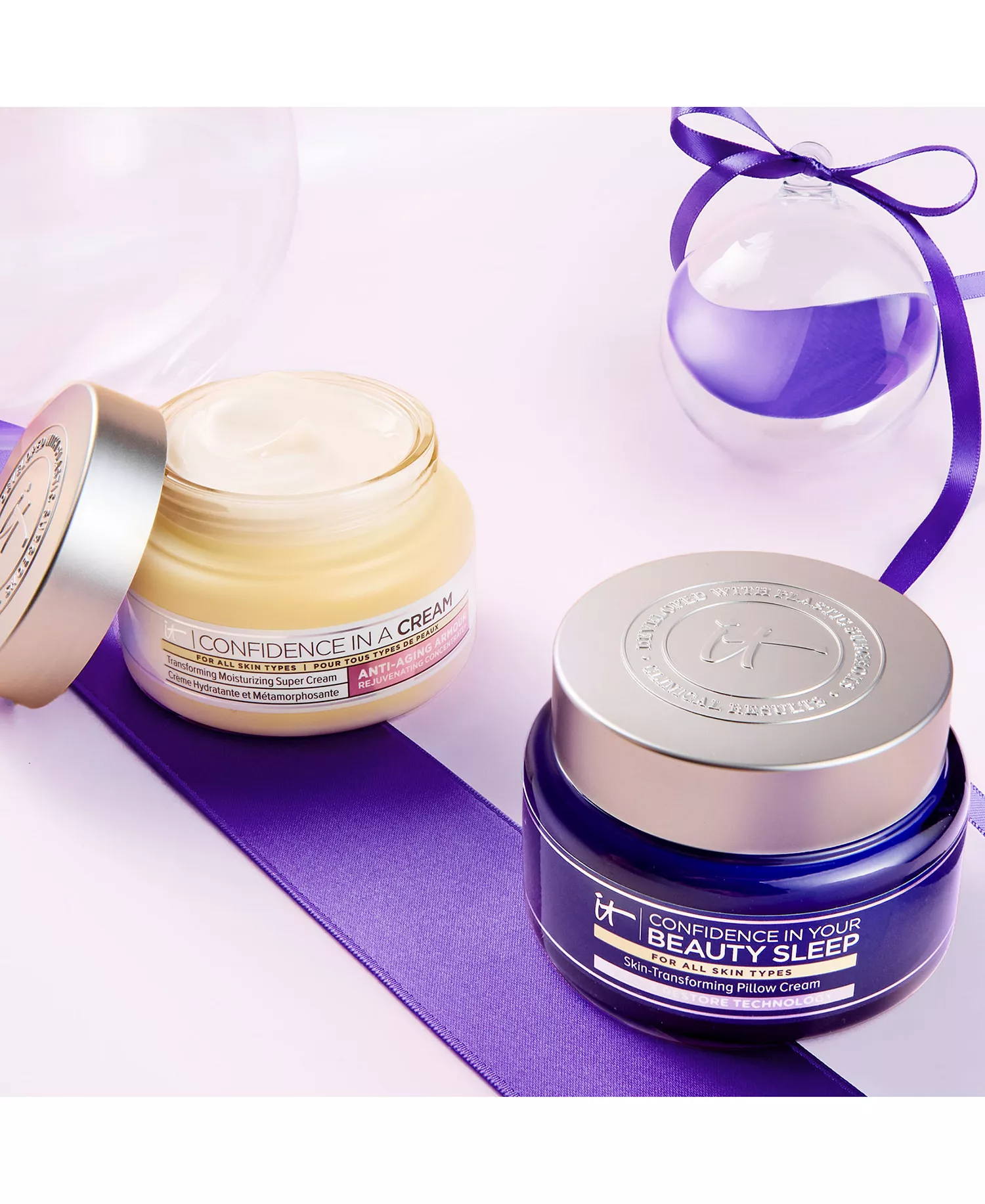 It Cosmetics Confidence in a Cream + In Your Beauty Sleep Night Cream *2 Full Sizes $123