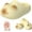 Yellow, variant on Cat Paws Footprints Height Increase, Cat Paw Slippers With Fluffy Plush Fleece Design, Non-Slip Indoor Shoes For Winter Wear And Girls Gift Idea