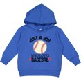 thumbnail image 2 of Inktastic Baseball Fan Quote Boys Sports Ball Toddler Hoodie, 2 of 4
