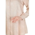 thumbnail image 4 of Jacquard Satin Tunic Beige, 4 of 5
