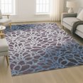 thumbnail image 6 of Addison Rugs Mayfield Premium Machine Washable Transitional Lattice Plum Rectangle Rug, 10' x 14', 6 of 6