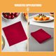thumbnail image 3 of UPGRATOR 40Ud Servilletas Rojas Para De Con Para Bodas Y Reuniones Sociales, 3 of 6